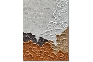 Limiyer Art 3D Heavy Texture Canvas Wall Art Modern Abstract Art Home Wall Decoration Painting 28x40 Inch