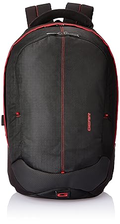 Gear Outlander 36 ltrs Black and Red Casual Backpack (LBPOTLNR30109)