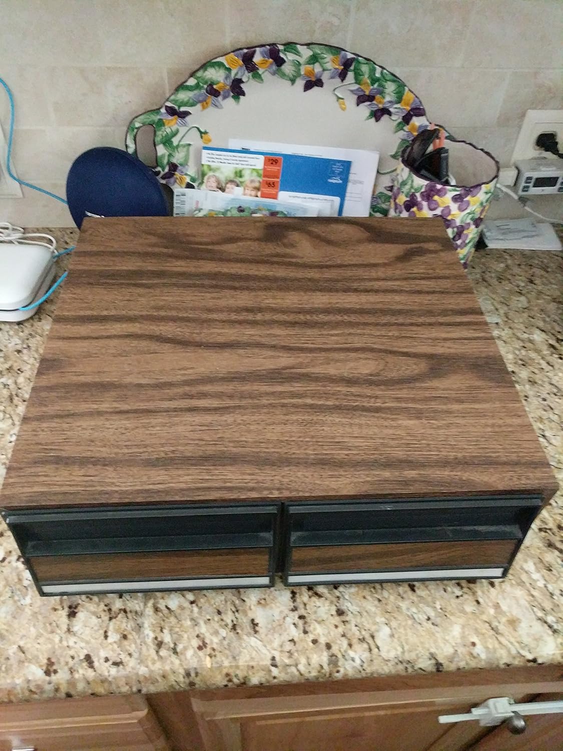 24 Capacity VHS Cassette Tape Holder Case Storage [Hold 24 VHS