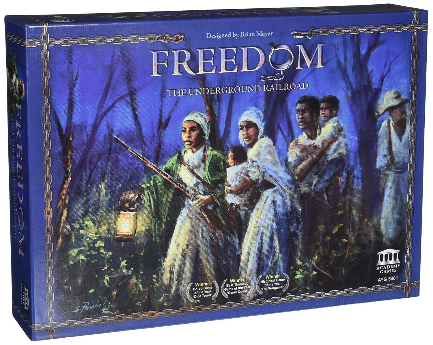 Academy Games Aca05401 Freedom The Underground Railroad Brettspiel