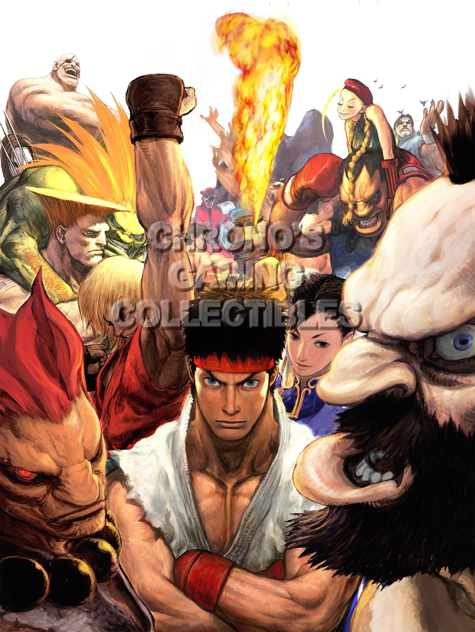 CGC Huge Poster GLOSSY FINISH - Street Fighter IV Anniversary - STR004 (24" x 36" (61cm x 91.5cm))