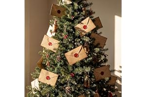 Glenmal 16 Pcs Magical Wizard Floating Acceptance Letter Decoration Double Sided Letters Cards Wizard Envelope Postcards for Halloween Christmas Birthday Home Party Decor (12" X 8")