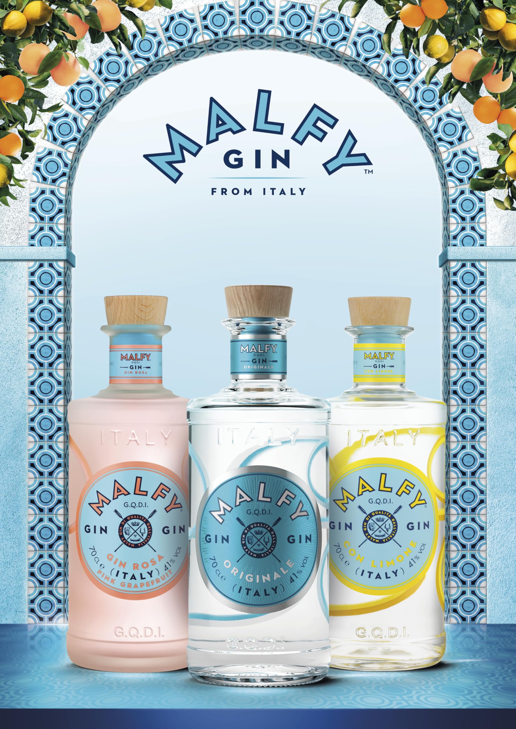 Malfy Gin Originale – Klassischer Super Premium Dry Gin aus Italien – 41% Vol – 1 x 0,7L 5