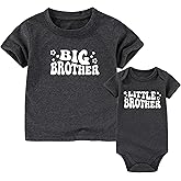 BESDEAR Big Brother Little Brother Matching Outfits Little Brother Baby Clothes Baby Bodysuits
