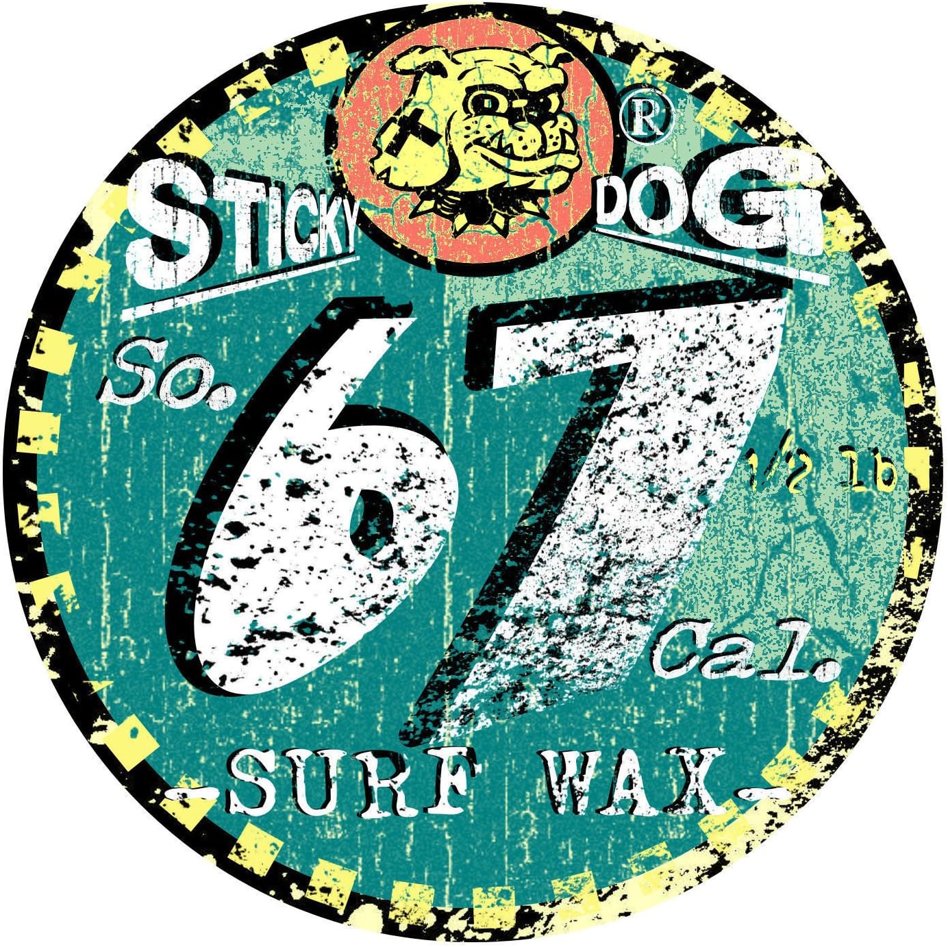 Voodoo Street Surf Wax Sticker