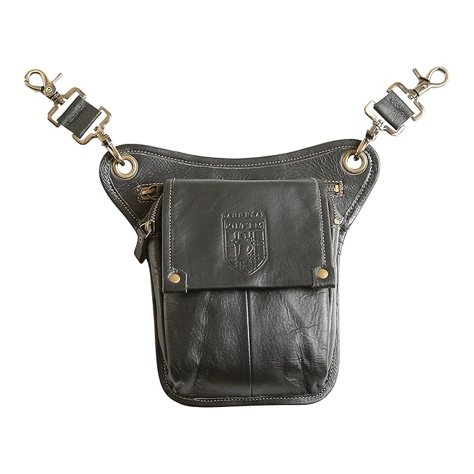 Damn Near Kilt &#x27;Em Premium Leather Sporran Kilt Accessory