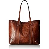 Frye Women's Melissa Shopper Tote Bag, Stylist Large Handbag with Adjustable Strap & Pockets