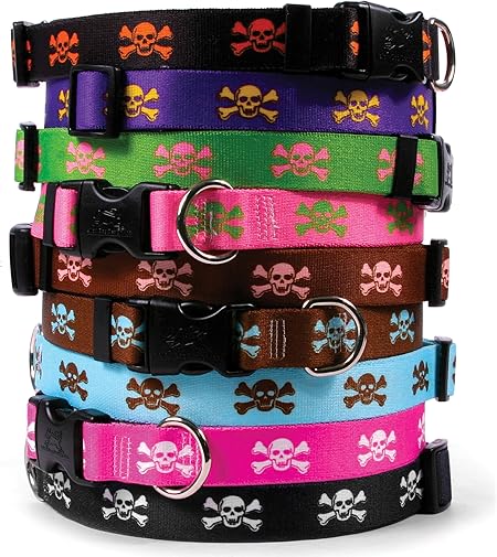 skull dog collars