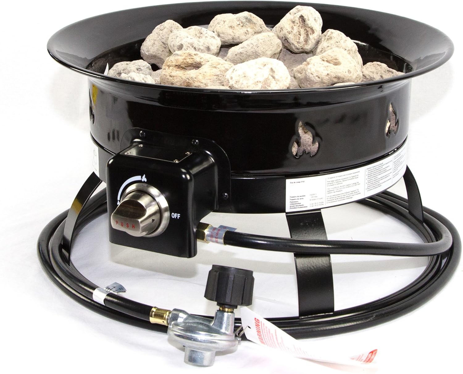 Heininger 5995 58,000 BTU Portable Propane Outdoor Fire Pit: Automotive