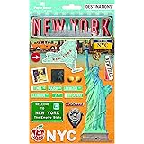 Paper House North Carolina Travel Scrapbook Stickers - 2D Dimensional Vacation Themed Stickers For Crafting