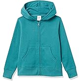 Amazon Essentials Girls and Toddlers' Fleece Zip-Up Hoodie Sweatshirt