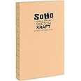 SoHo Urban Artist Open Bound Sketch Pads - Open Coptic Bound Sketch Pads for Drawing, Calligraphy, Any Dry Media, & More! - [Kraft - 5.6x8.26" - Single]