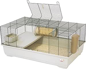 Marchioro Goran 82 Cage for Small Animals, 32.25-Inch, Beige/Green