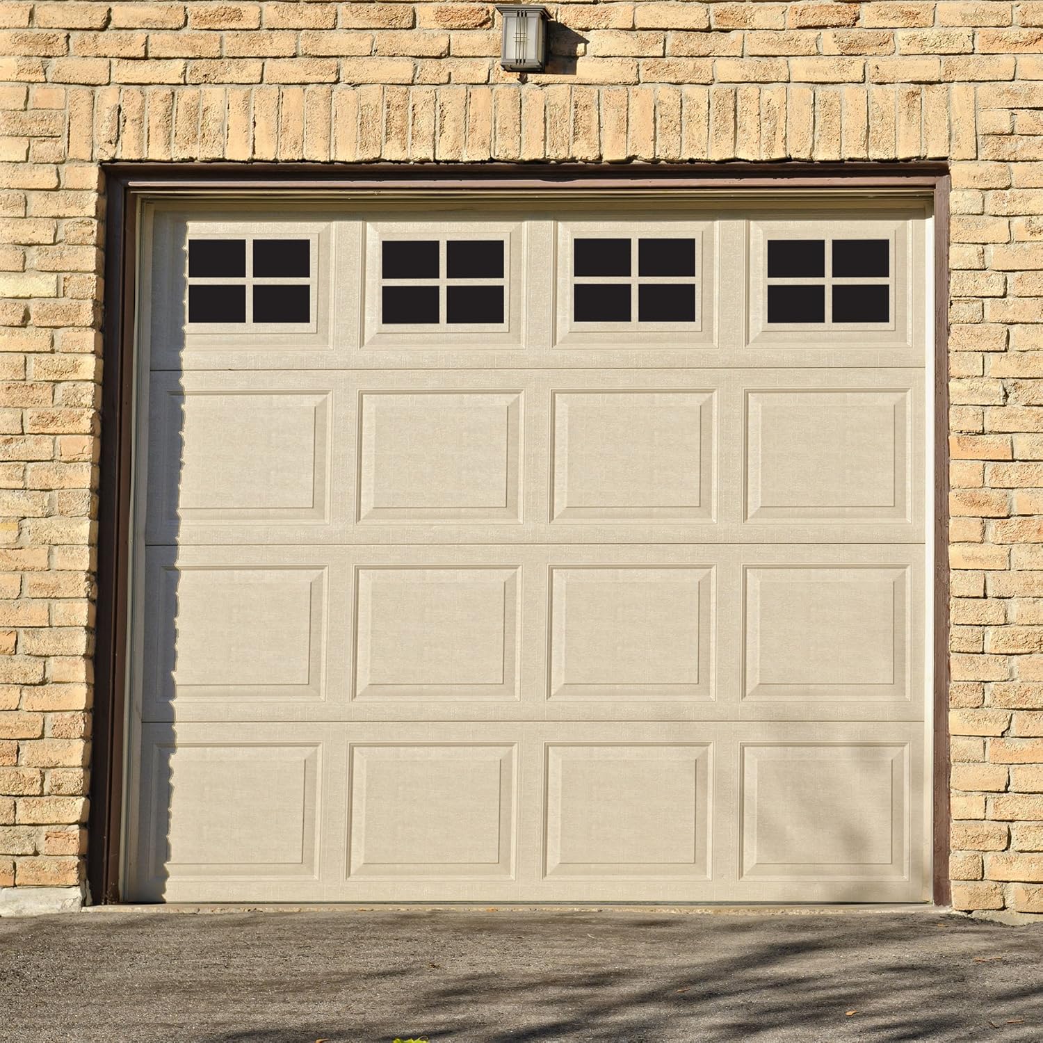 Household Essentials 240 Hinge It Magnetic Decorative Garage Door Accents | Black: Home & Kitchen