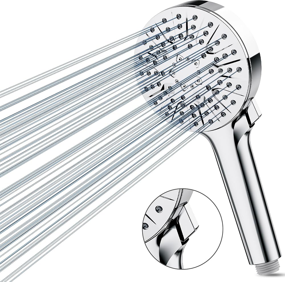 Magichome 6 Mode High Pressure Shower Head with One-Touch Mode Switch