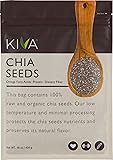 Kiva Organic Chia Seeds - PREMIUM GRADE - Raw, Non-GMO and Vegan (1 Pound Bag)