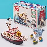 TUBBZ Jaws Floating Orca Boat Model Bundle with Bruce Quint Hooper Brody Figures view 2