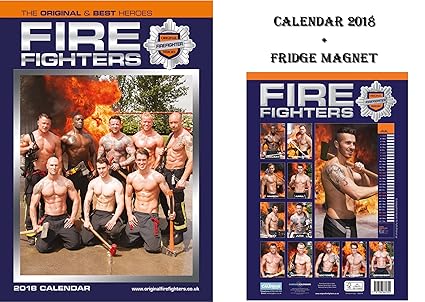 Bomberos A3 calendario 2018 + Firefighters imán para nevera ...