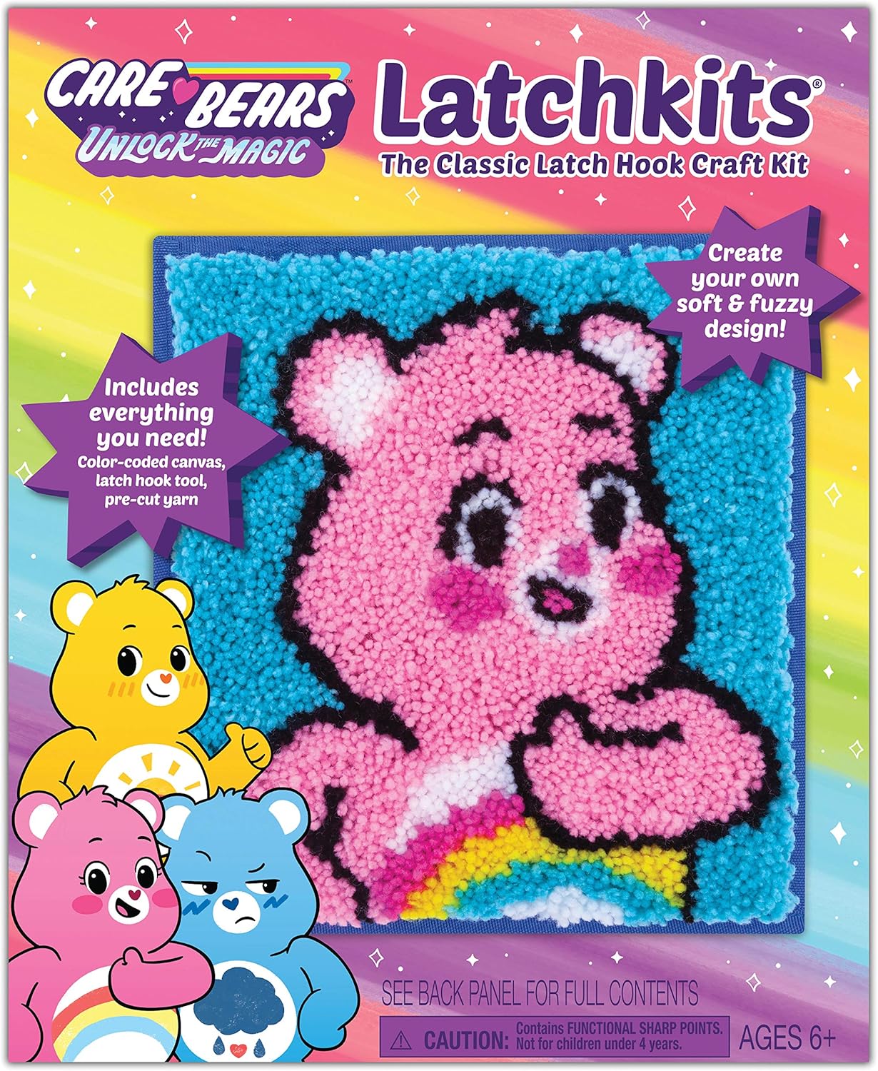 LatchKits Care Bears Latch Hook Kit