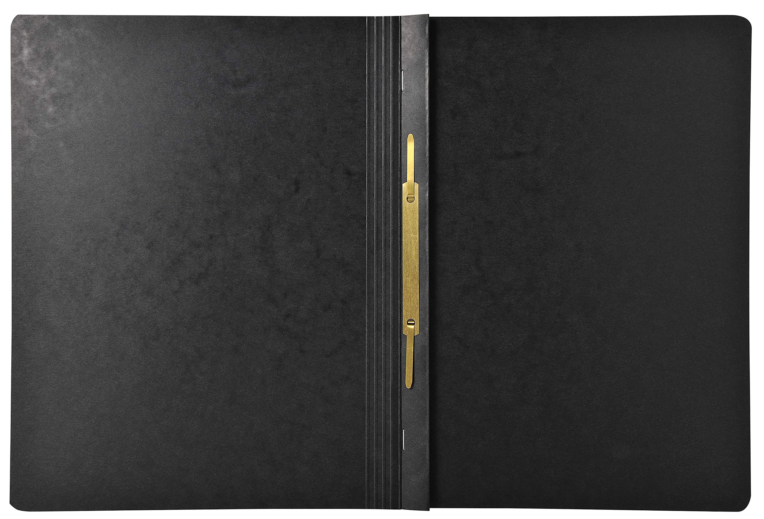 Exacompta - Ref 380801B - Iderama Collection - Flat Bar Files - 240 x 320mm in Size, Suitable for A4 Documents, 355gsm Glossy-Coated Pressboard - Black (Pack of 25)