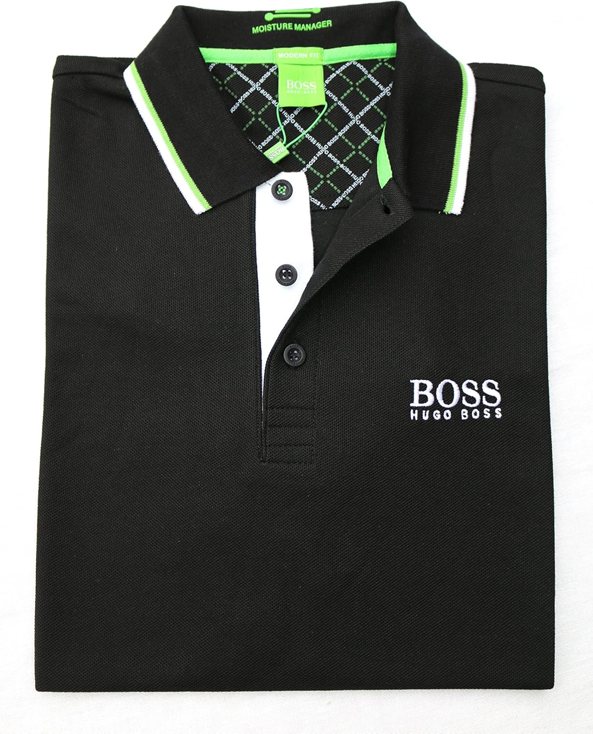 Hugo Boss Green Polo Shirt (XXL, Black) Amazon.co.uk Clothing