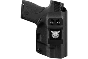 We The People Holsters - Black - Inside Waistband Concealed Carry - IWB Kydex Holster - Adjustable Ride/Cant/Retention
