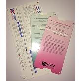 HVAC Chart 3 Pack - R-22 &amp; R-410a Superheat/Subcooling Calculators and Duct Calculator
