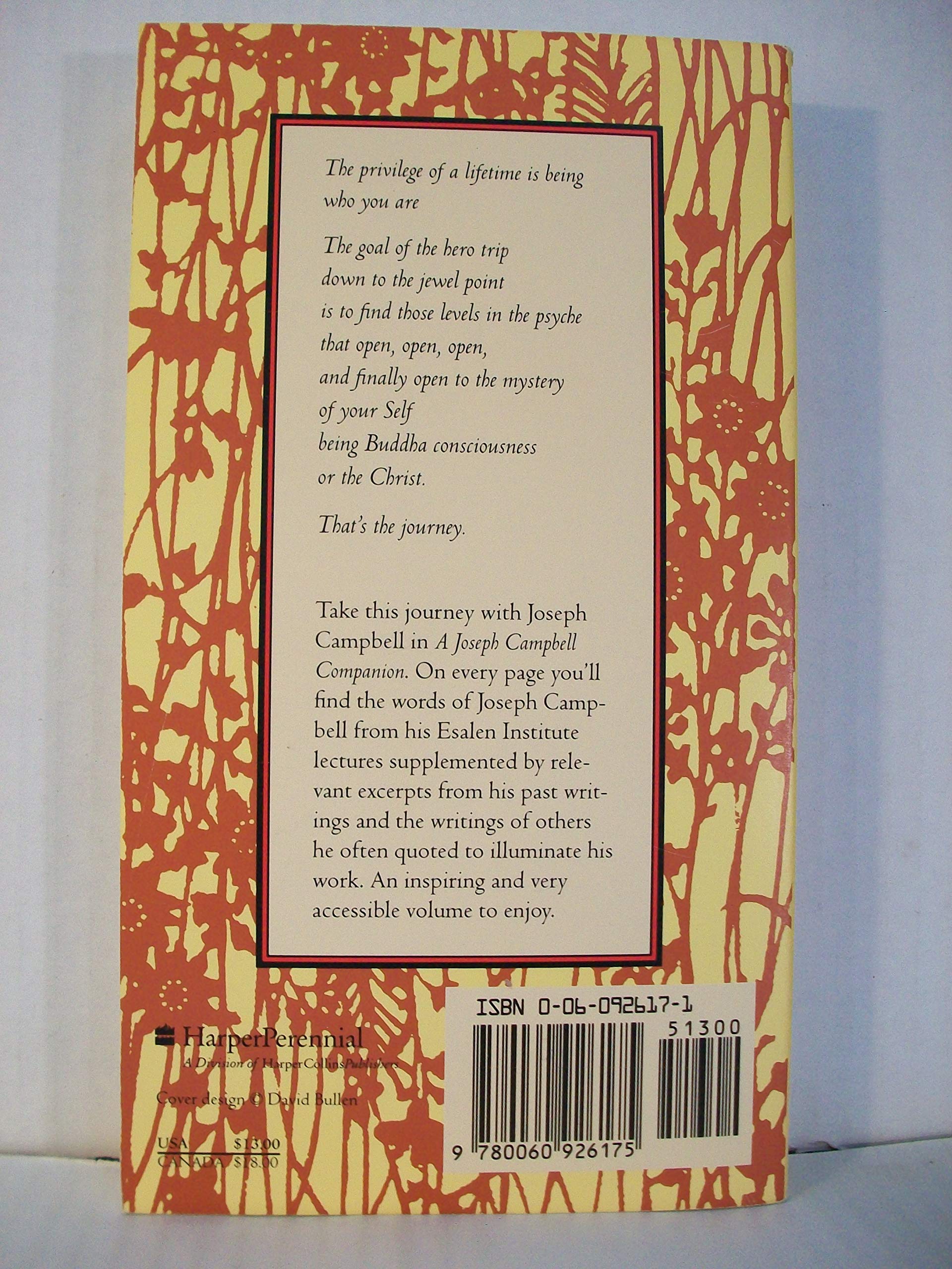 Reflections on the Art of Living: A Joseph Campbell Companion