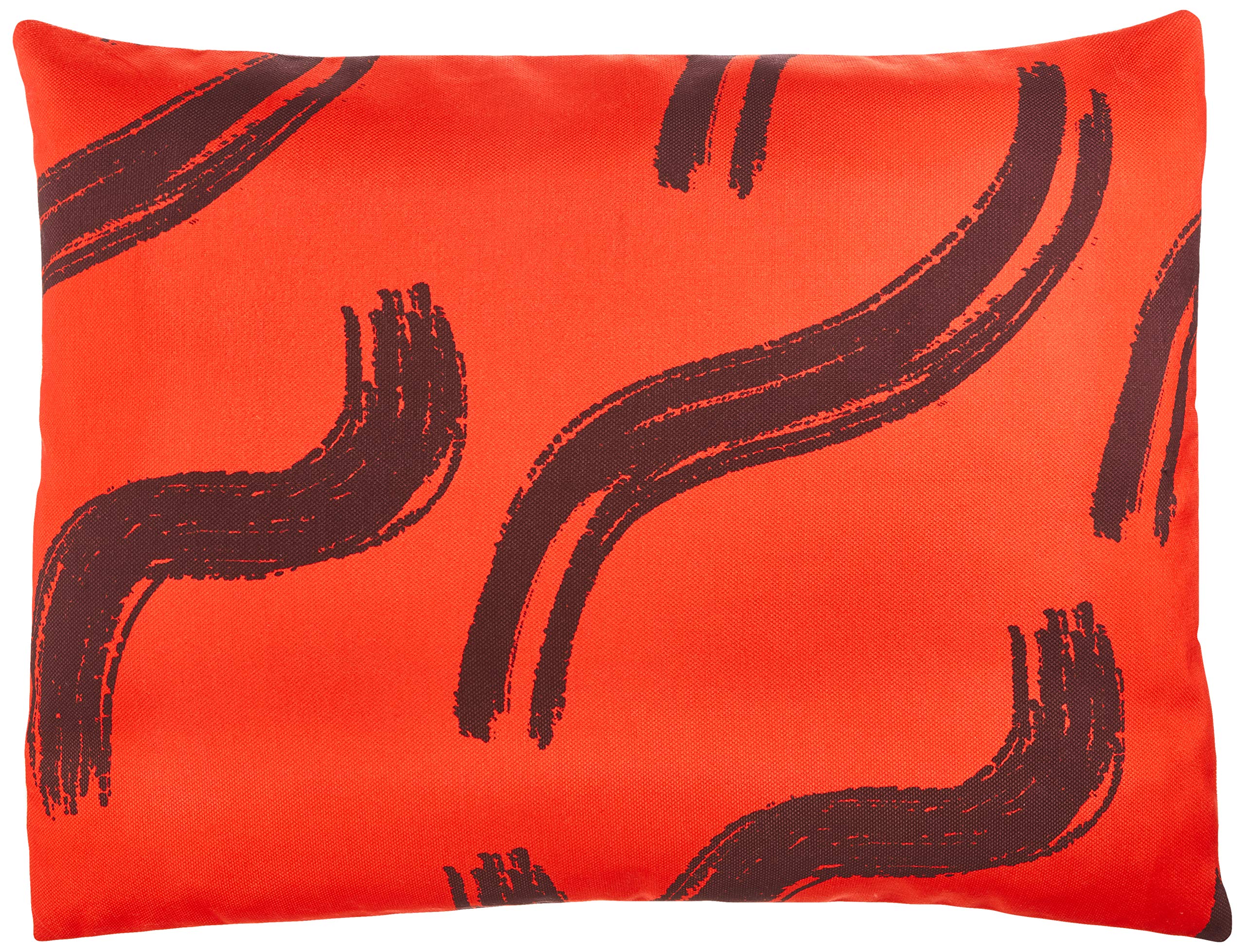 BonaMaison Decorative Cushion Cover, Orange Bordeux Throw Pillow Covers, Home Decorative Pillowcases for Livingroom, Sofa, Bedroom, Size: 45X60 Cm - Designed and Manufactured in Turkey