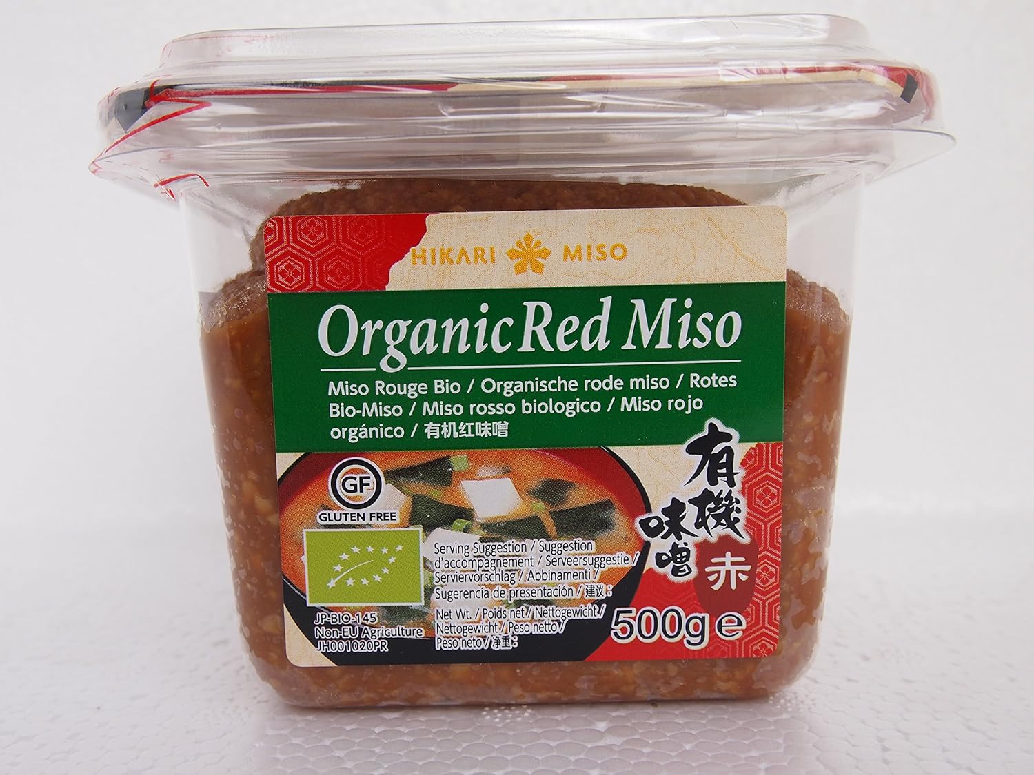 Hikari Organic Red Miso Paste 500g, BioSojabohnen Paste Amazon.de