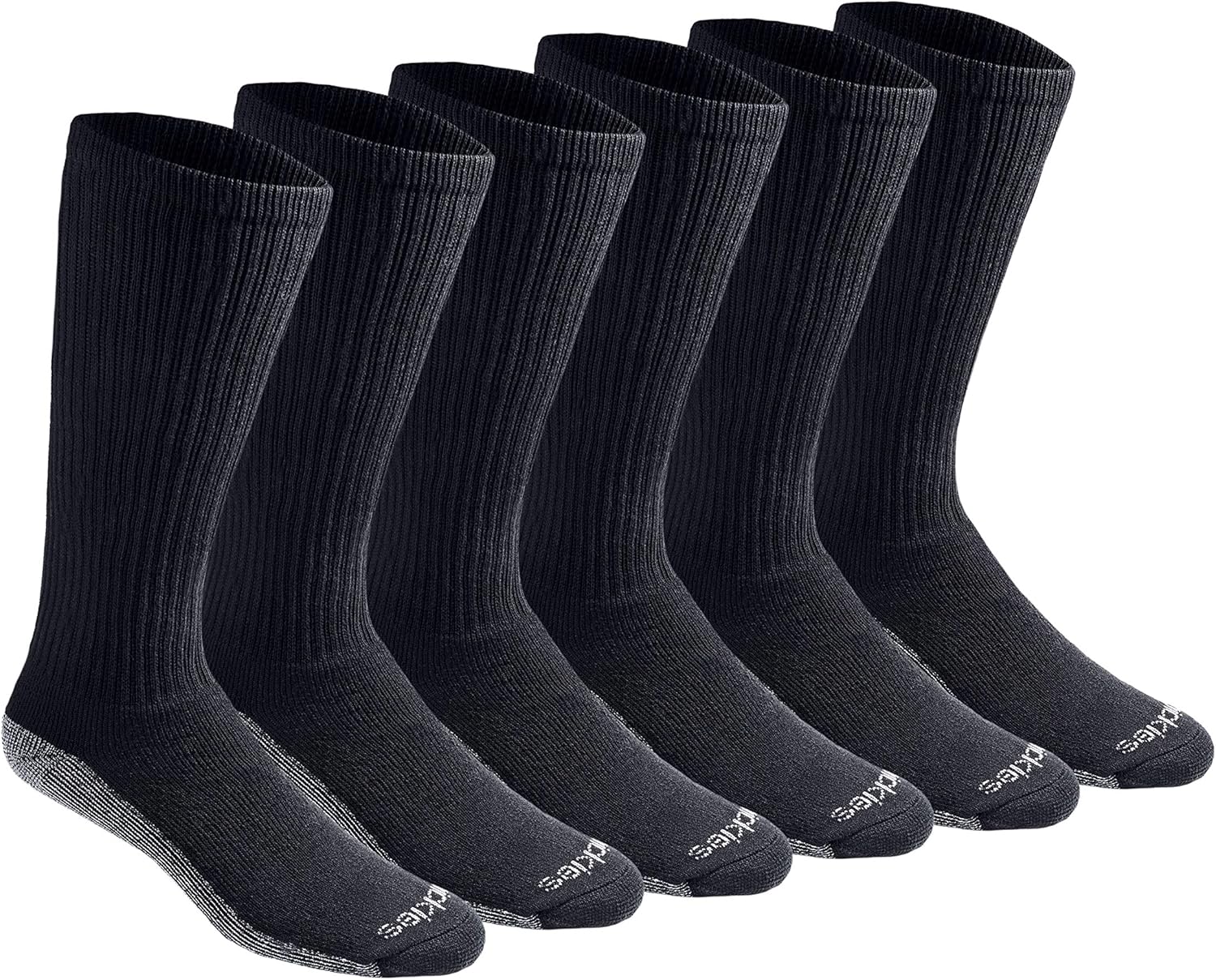 Dickies Men's MultiPack Dritech Moisture Control BootLength Socks