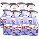 SC Johnson Professional Windex Non-Ammoniated Glass/Multi Surface Cleaner, Fresh Scent, 32 oz Bottle, 8/Carton (322381)