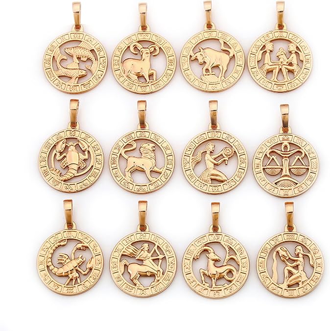 Halskette Sternzeichen Krebs – 18K Gold Plattiert, Mit Kristallen, Inkl. Schmuckbox