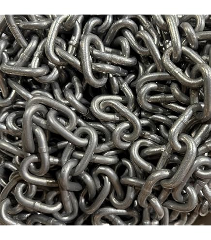 5/16" X 50 Ft Hot Dipped Galvanized G43 High Test Chain - 3900 Lb Working Load Limit