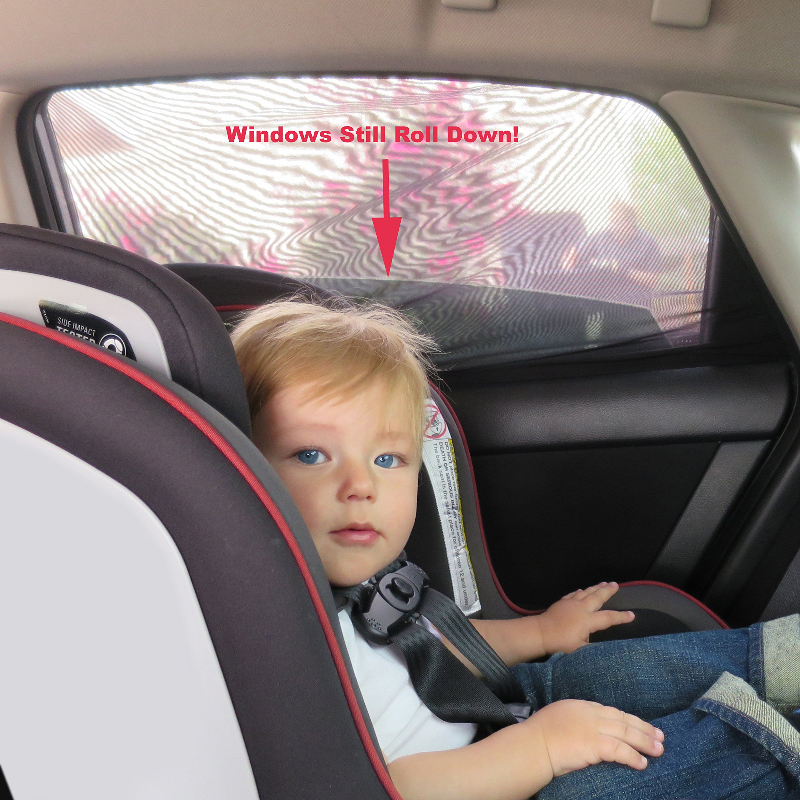ShadeSox Universal Fit Car Side Window Baby Sun Shade (2 Pack