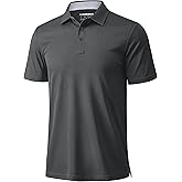 MAGCOMSEN Mens Polo Shirts Short Sleeve Moisture Wicking Performance Collared Shirt Athletic Casual Golf Polos