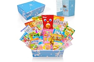 Sakura Box Japanese Candy & Snacks Okashi Share Pack, Premium Okashi & Dagashi Food, Ocha Green Tea Drink