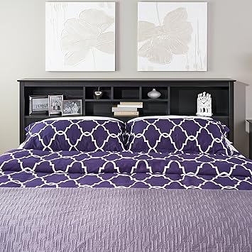 Amazon.  Prepac Sonoma Black King Storage Headboard   King Bed 