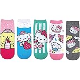 Hyp Hello Kitty Sweets Treats Designs Juniors/Womens 5 Pack Ankle Socks