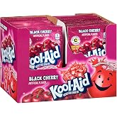 Kool-Aid Black Cherry Flavored Unsweetened Caffeine Free Powdered Drink Mix, 0.13 Ounce (Pack of 96)
