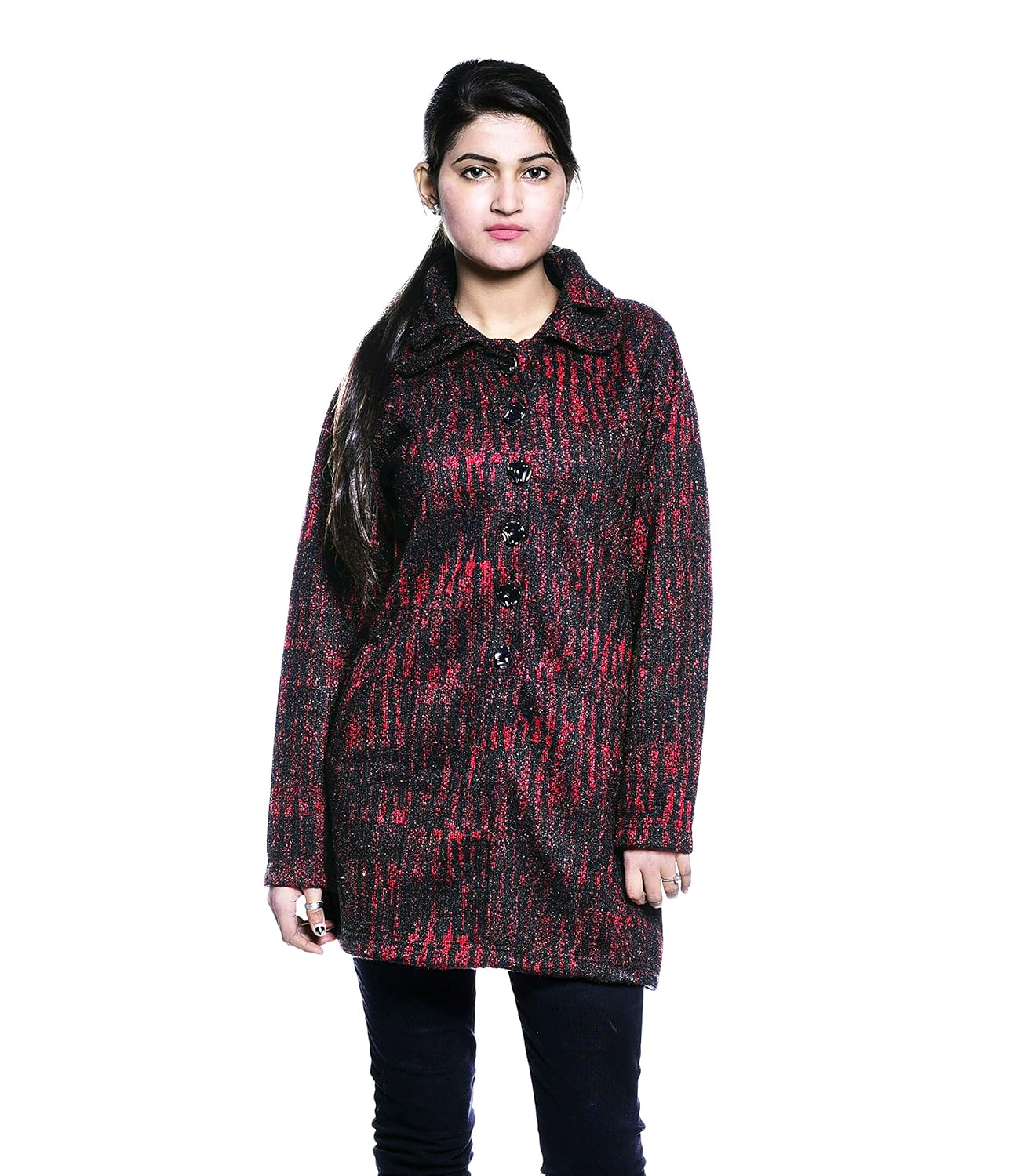 pilot full sleeve coat style woolen women cardigan