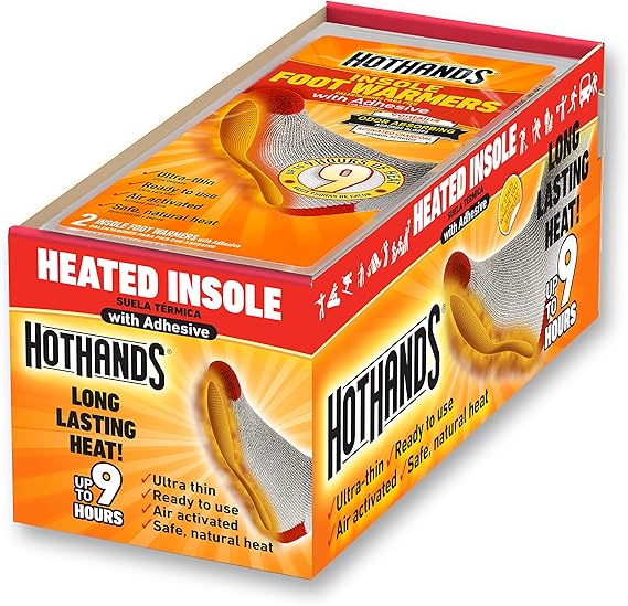 Hothands Insole Foot Warmers (16 Pairs) Amazon.co.uk Sports & Outdoors