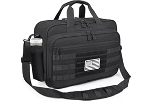 DEYACE Tactical Messenger Laptop Bag Large Military Briefcase 17.3 Inch Computer Work Office Bag for Men YKK-Zippers