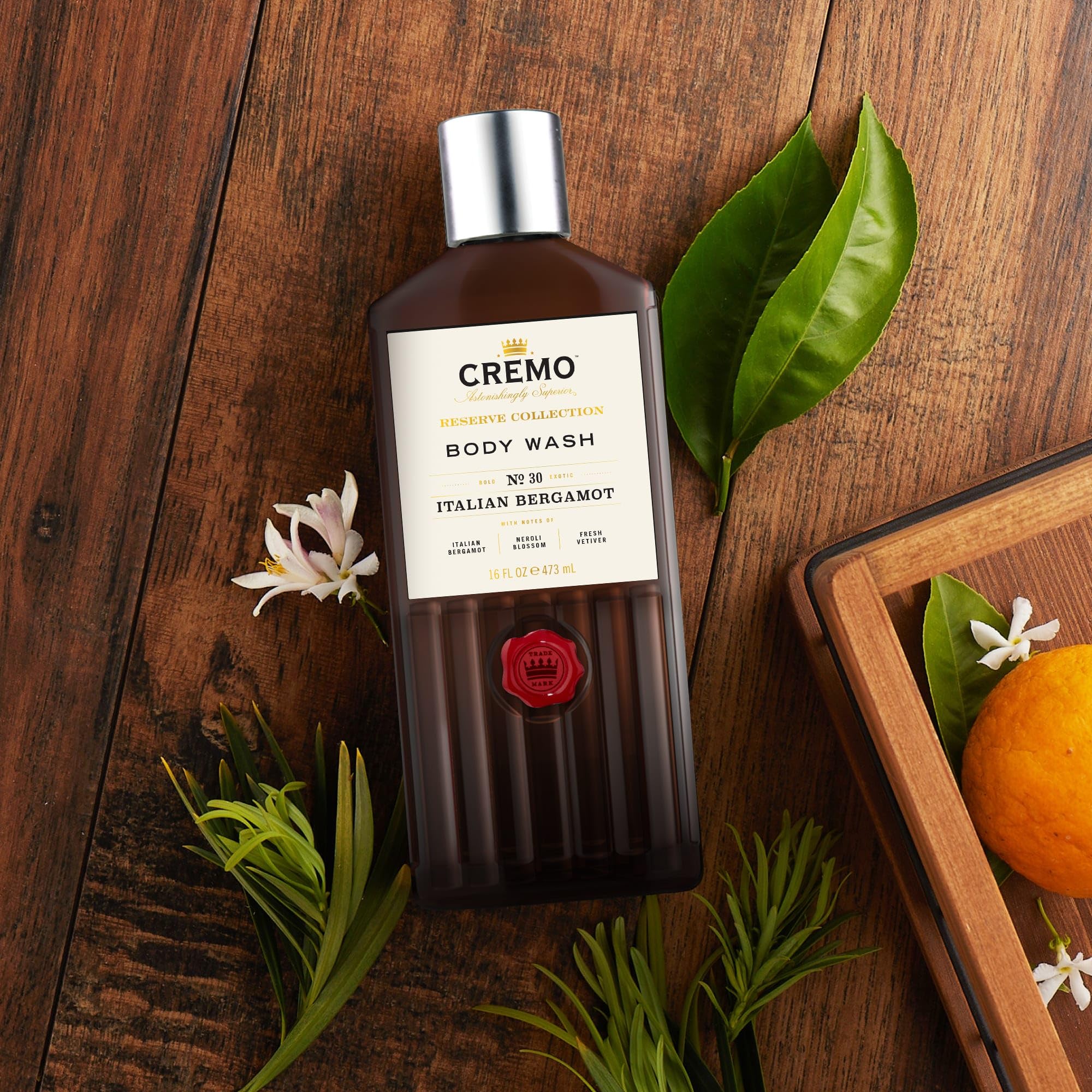 CREMO RESERVE COLLECTION BODY WASH - DUSCHGEL - ITALIAN BERGAMOT - LUXUSDUFT - 473ml 7