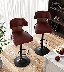 Nalupatio Bar Stools Set of 2 Seat Adjustable