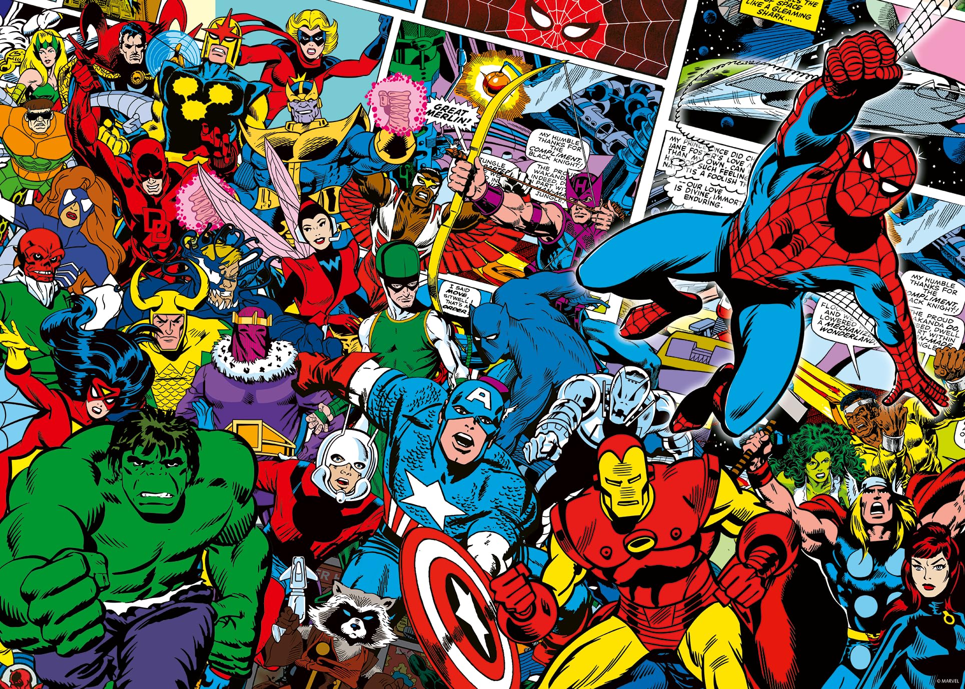 Ravensburger Marvel Gifts - 1000 Piece Jigsaw Puzzles for Adults and Kids Age 12 Years Up - Challenge Edition