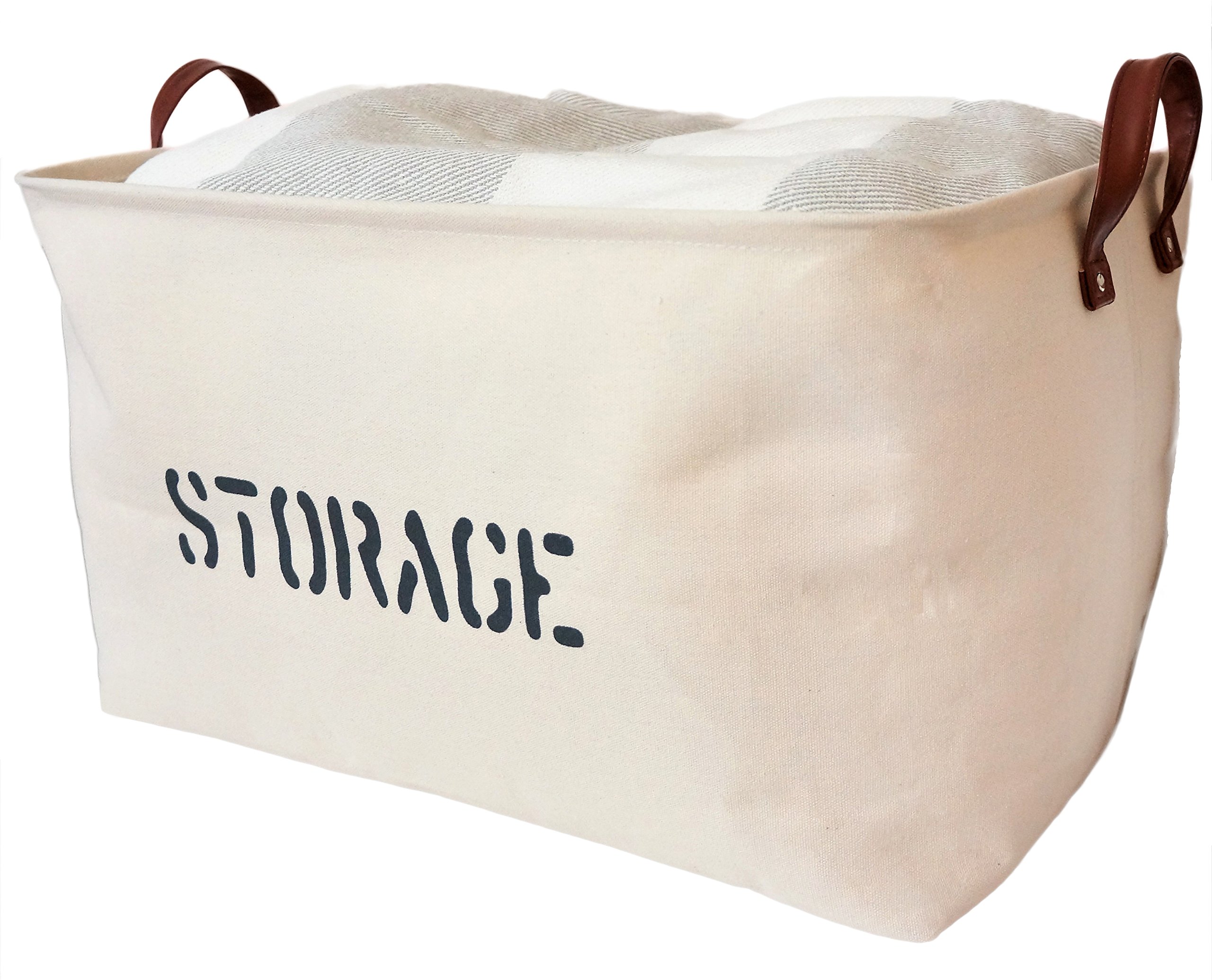 OrganizerLogic Storage Baskets 22" L x 15" x 13"H. Extra Large Woven