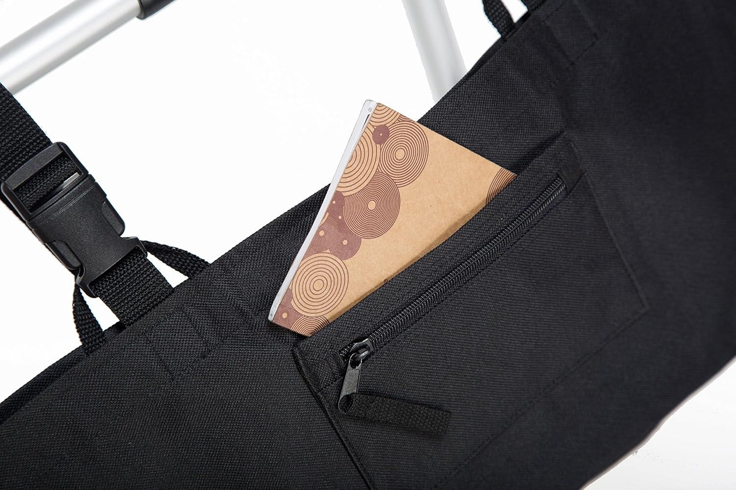 RMS Water Resistant Tote Bag for Walker, Rollator or Scooter (Black): Health & Personal Care