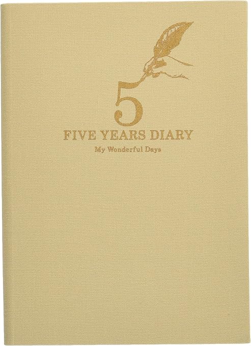 Amazon アーティミス 5年連用日記帳 ベージュ Dp5 140 Be 文房具 オフィス用品 文房具 オフィス用品