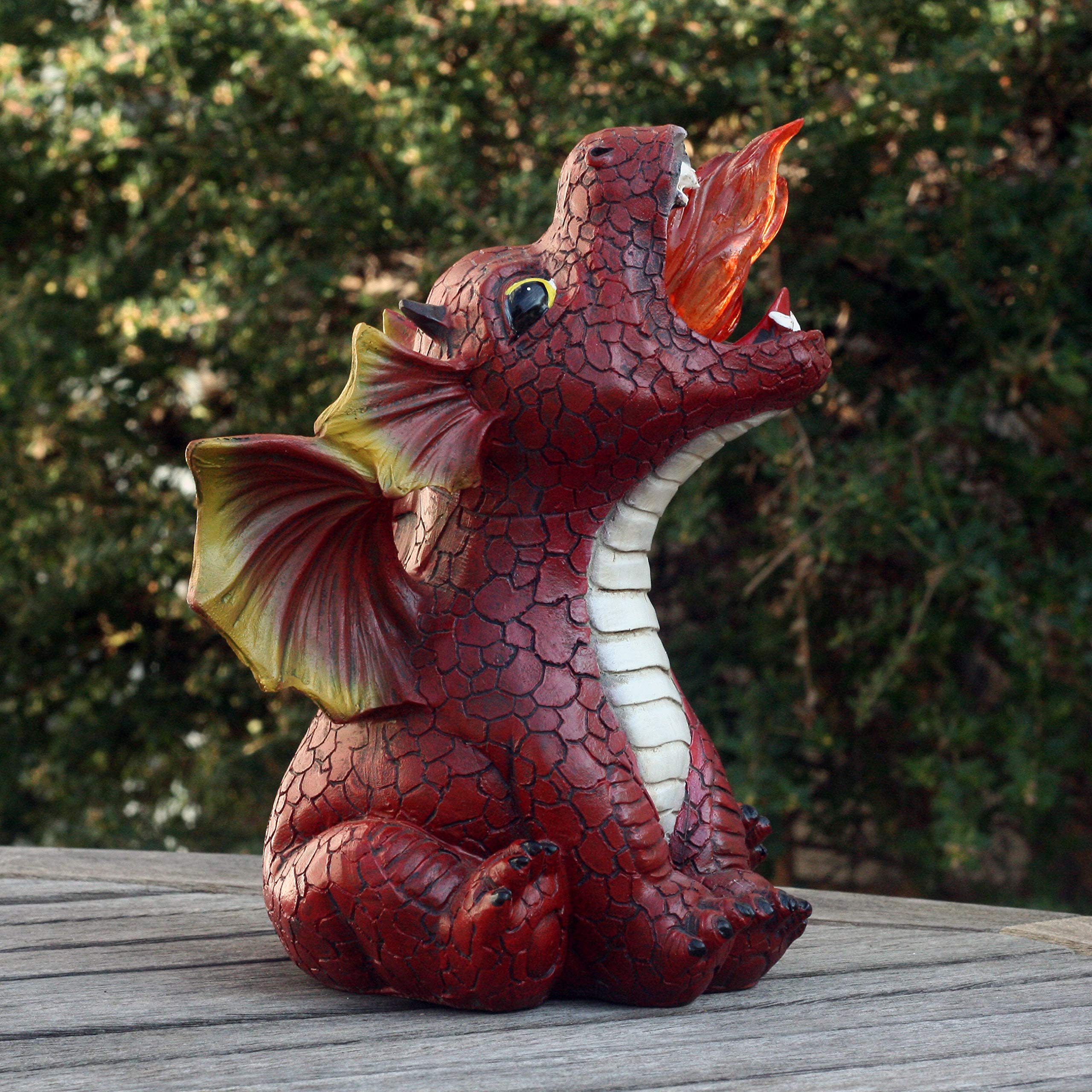 Garden Animals Collection Dylan The Dragon Light up Solar